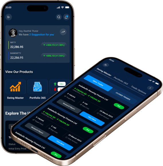 Traders Circuit app opened on a smartphone